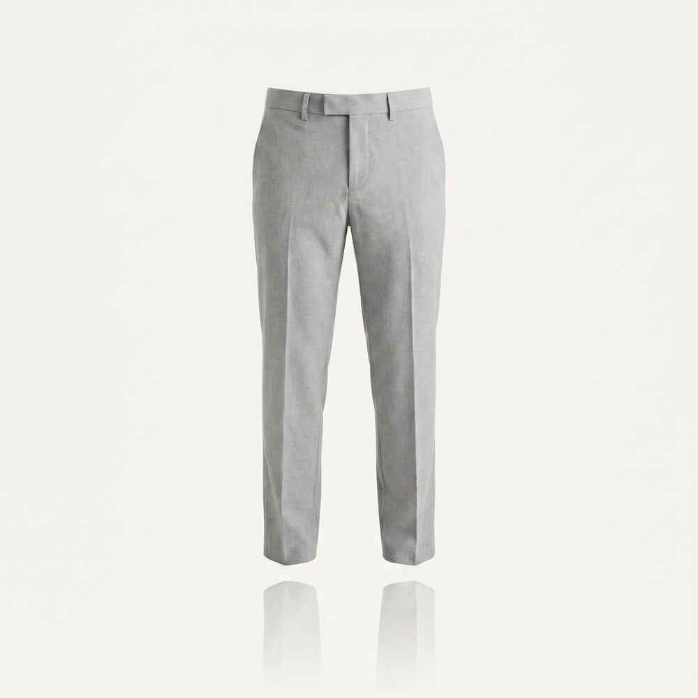 NWT Haggar Men's Super Flex Waistband Dress Pants - 32x30 - Heather Gray